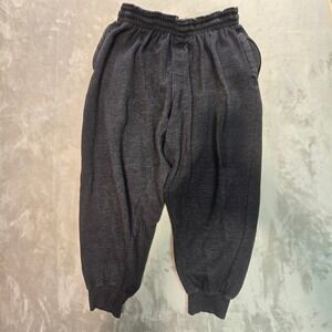 CSG Champs Sports Gear Mens Grey Fleece Jogger Sweatpants Zipper Pockets XL